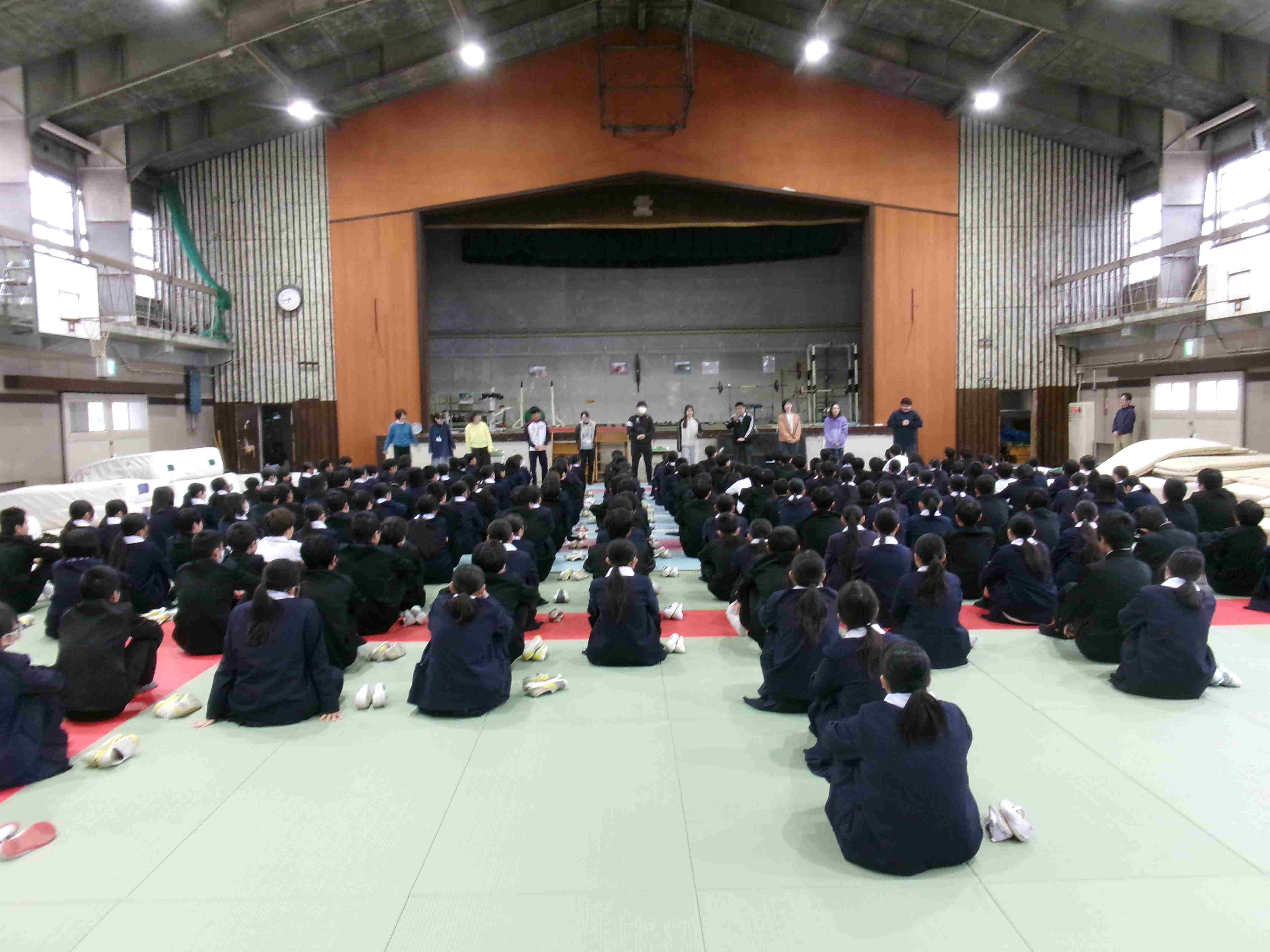 ３学期学年集会