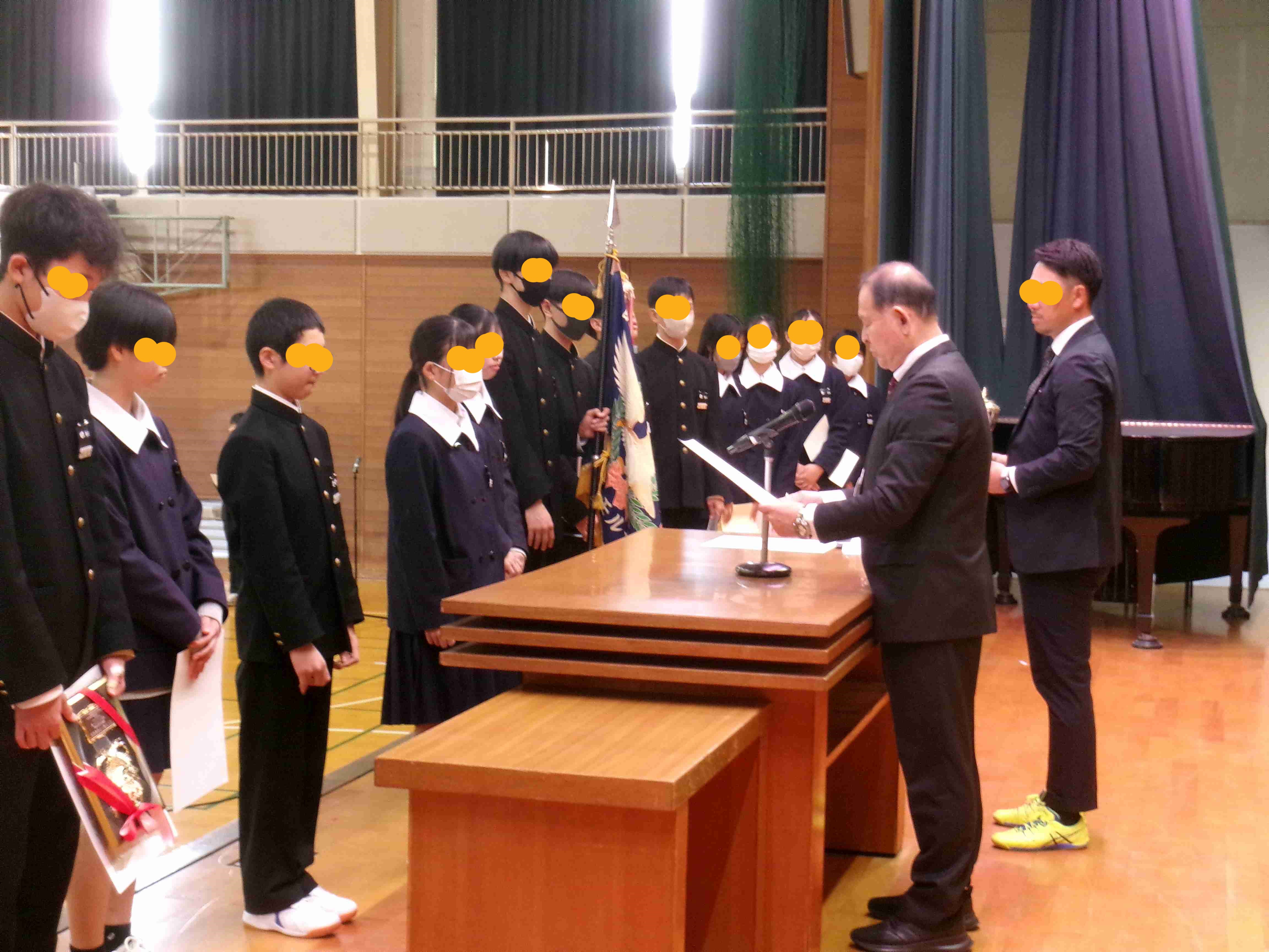 ３学期修了式