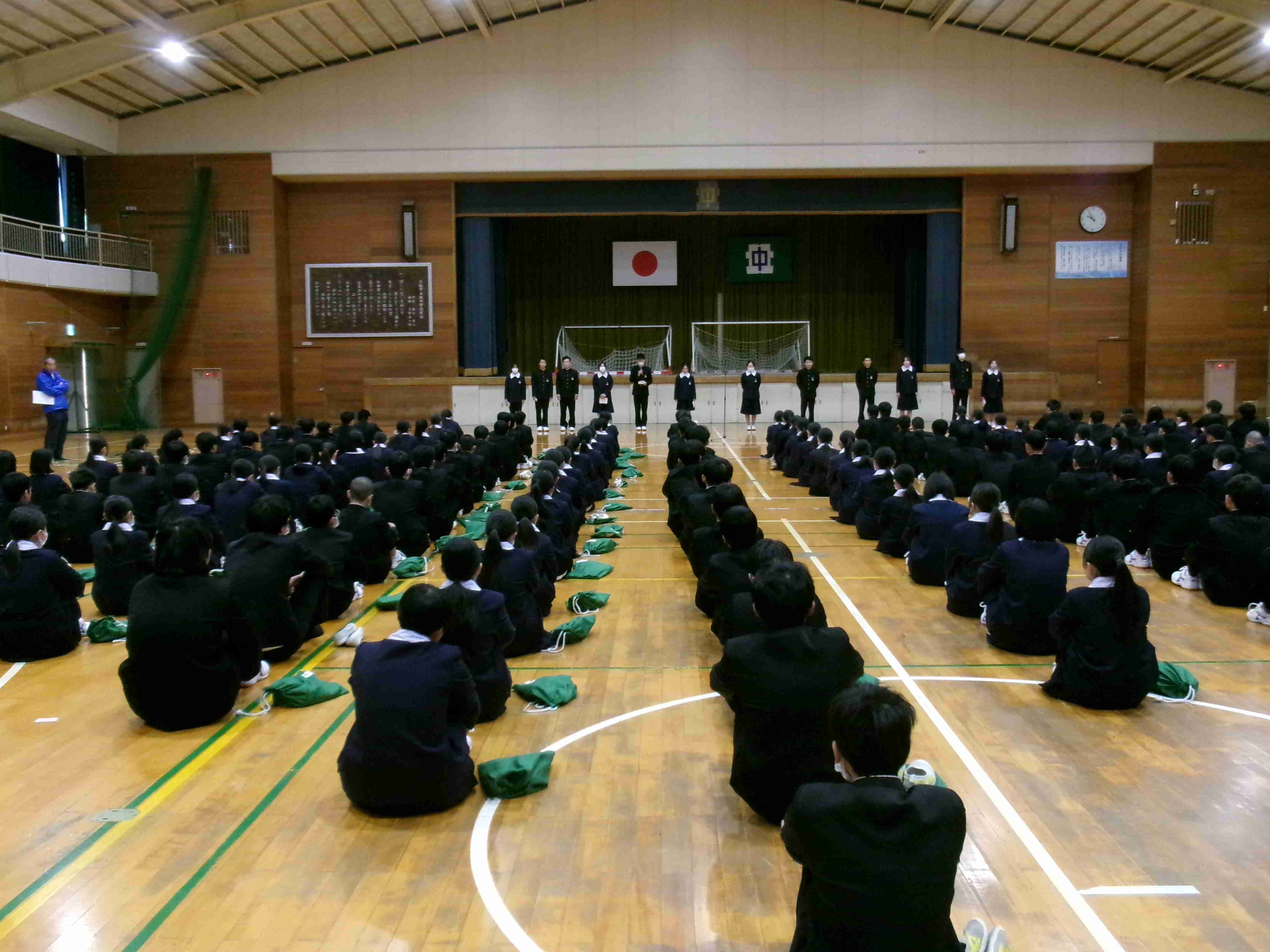 ２学期学年集会
