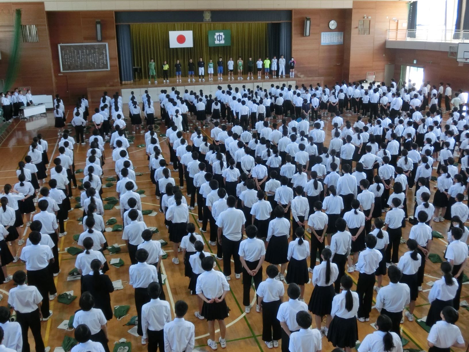 部活動壮行会