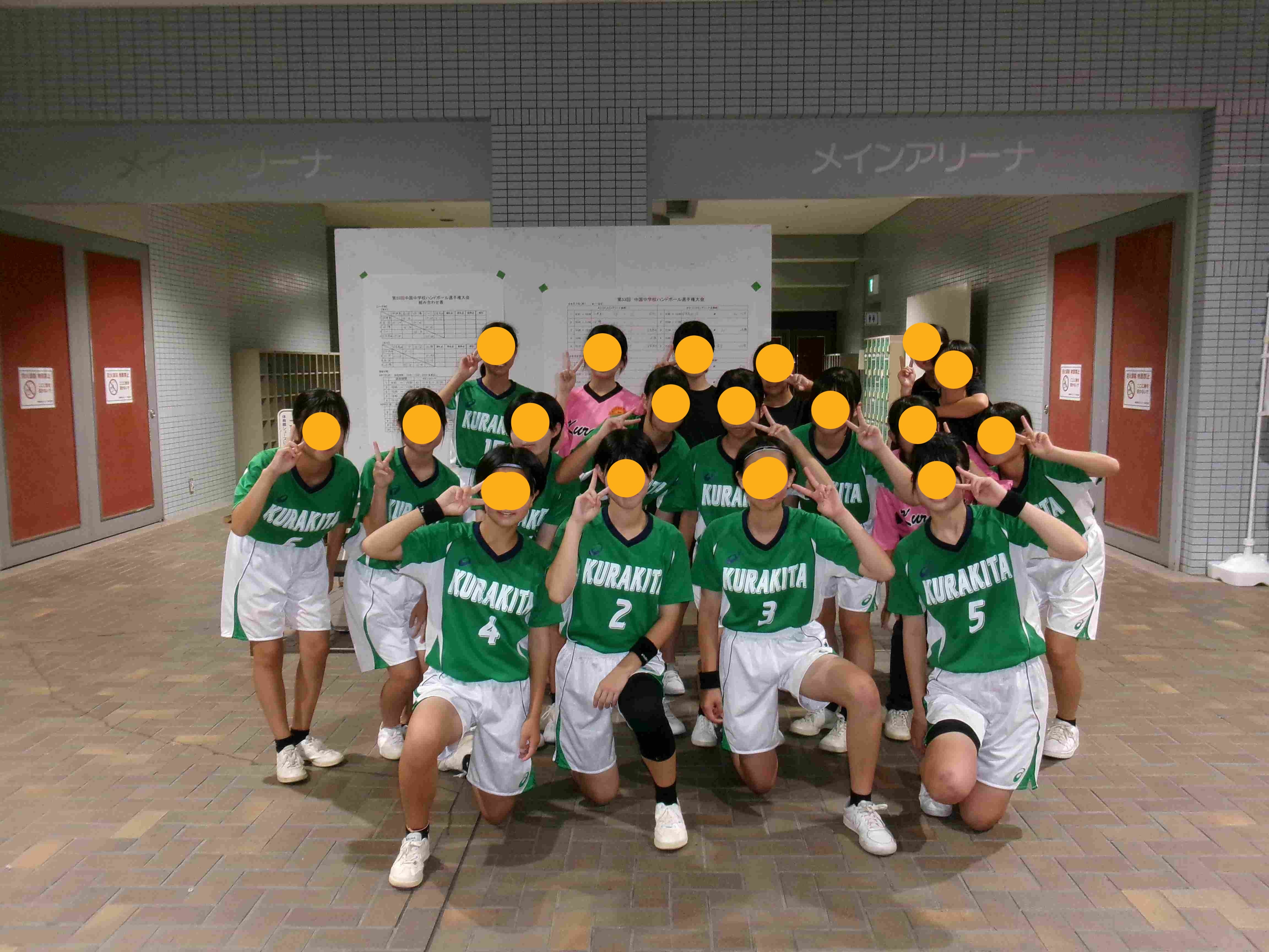 中国大会ハンド女子