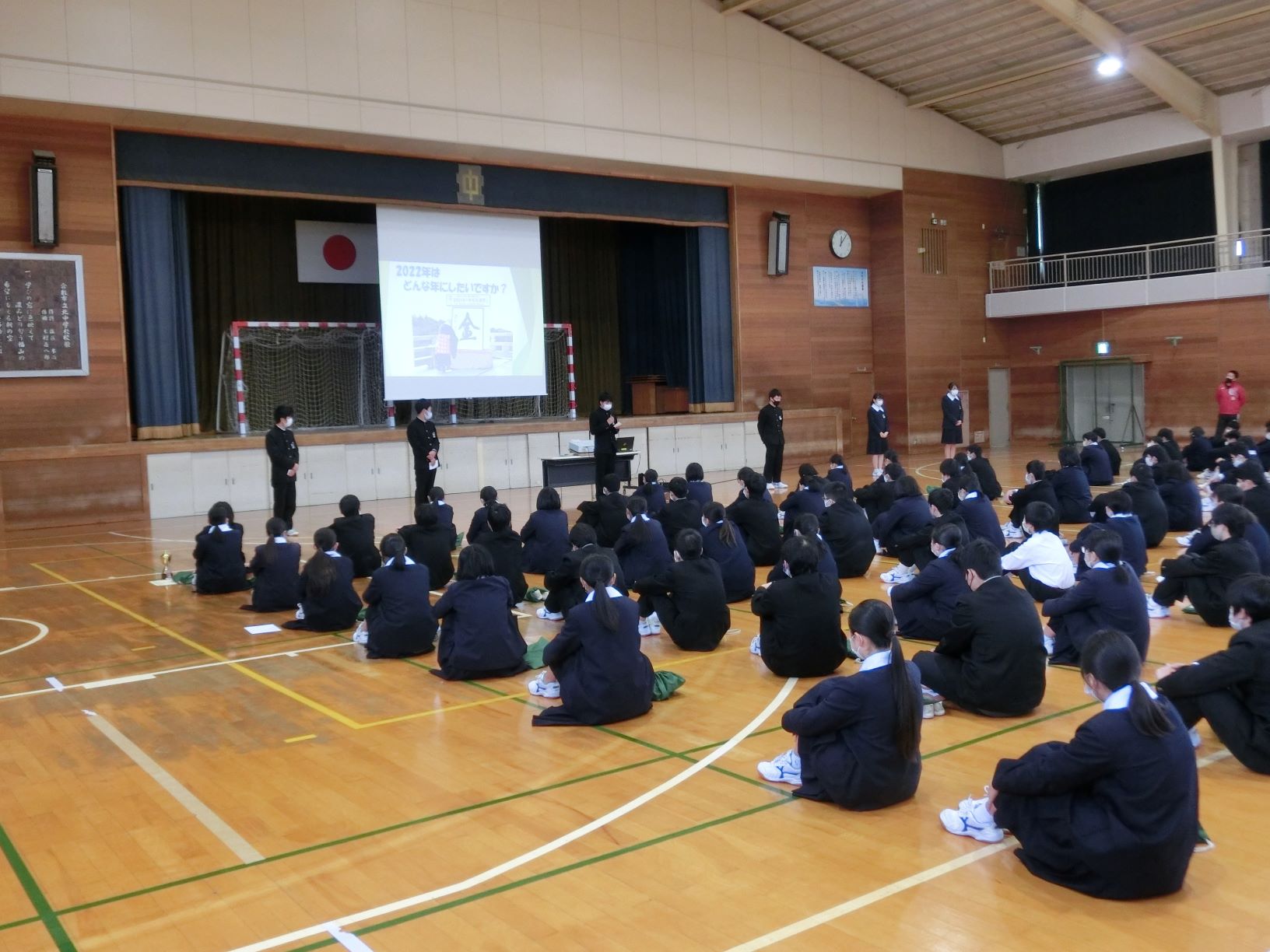 ２学期学年集会