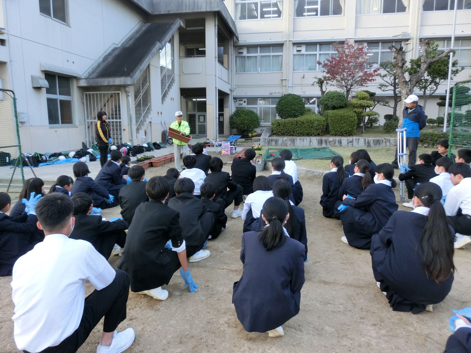 花植えボランティア