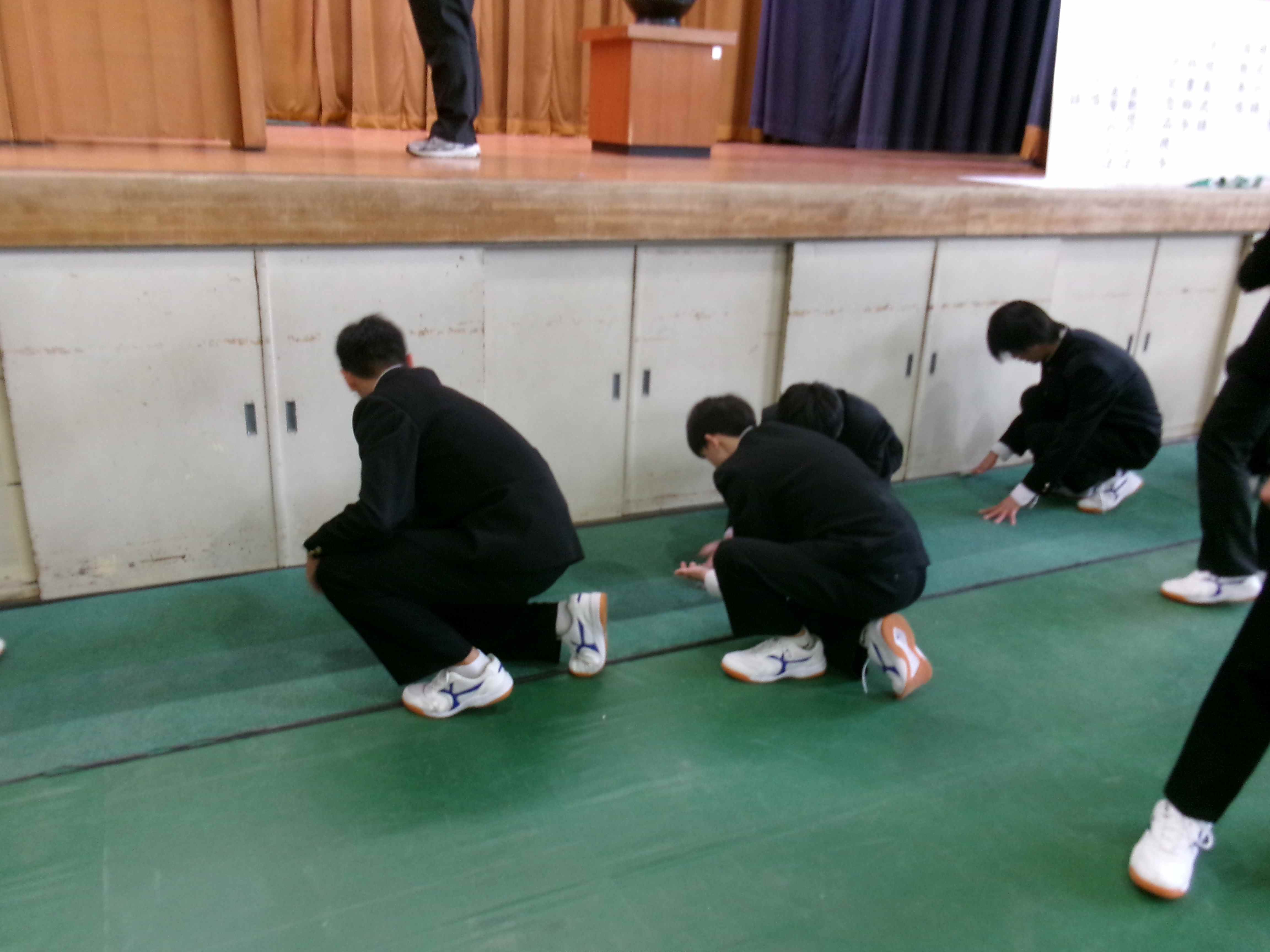 入学式準備