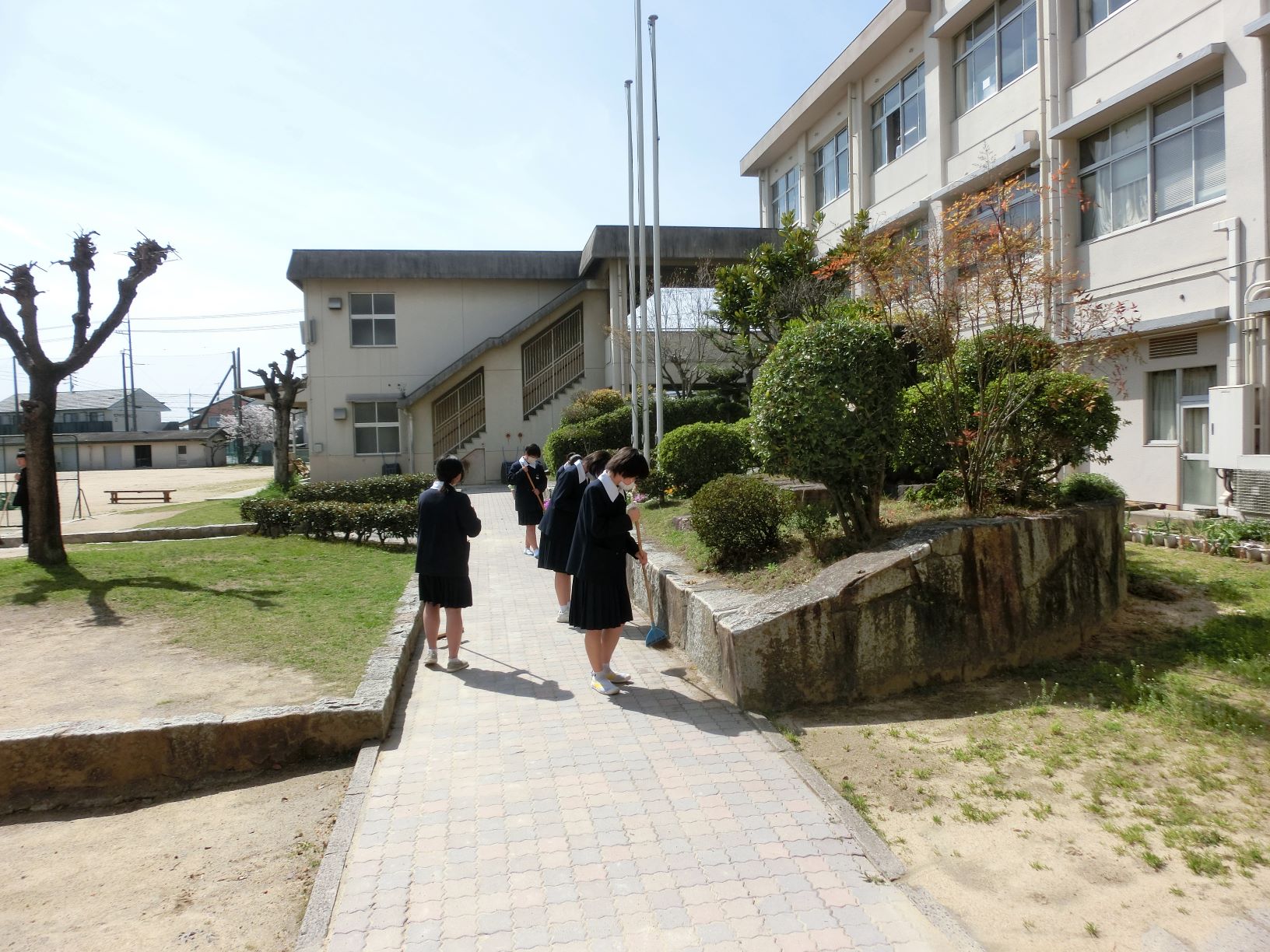 入学式準備