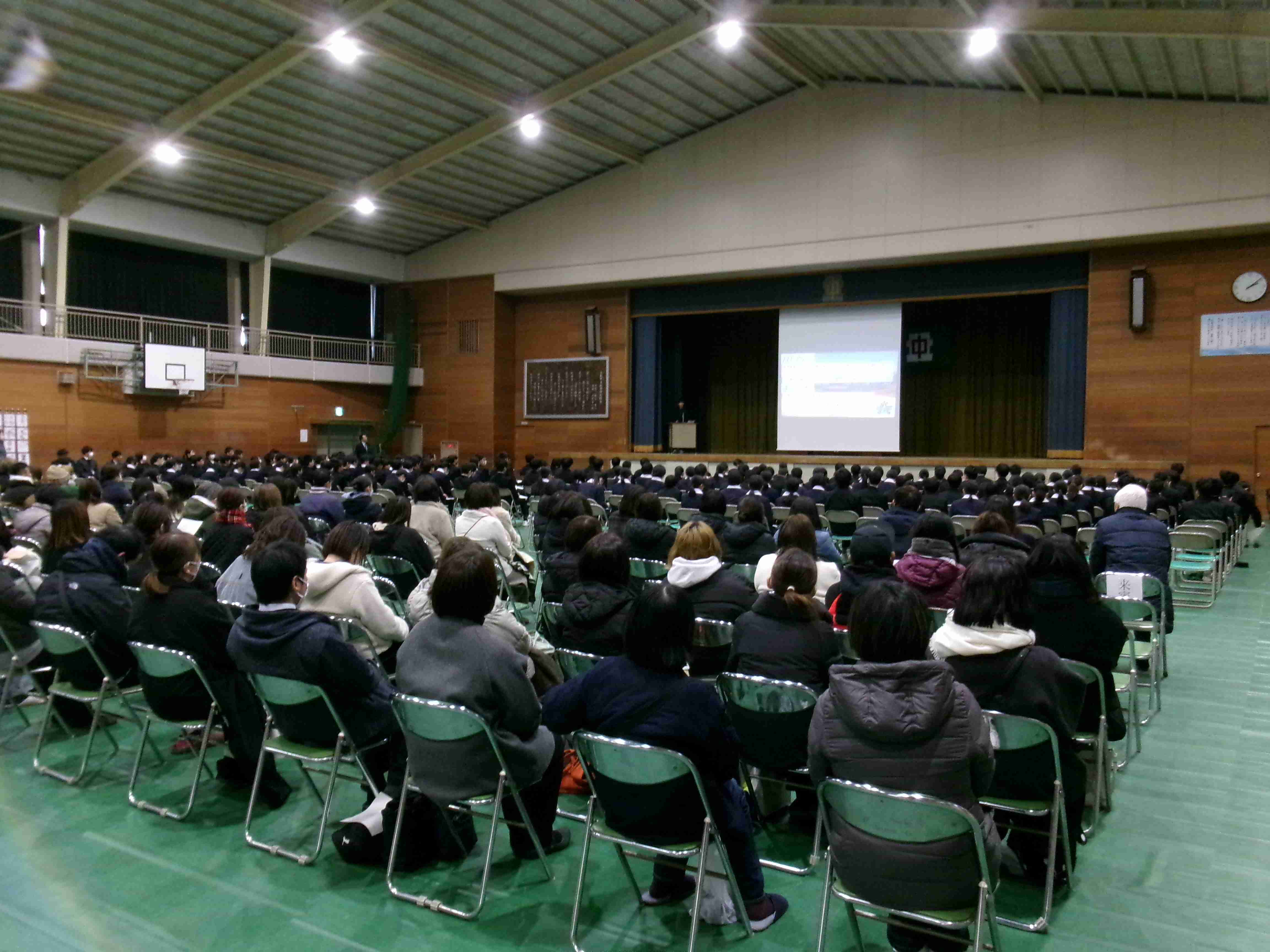 ２年生立志式