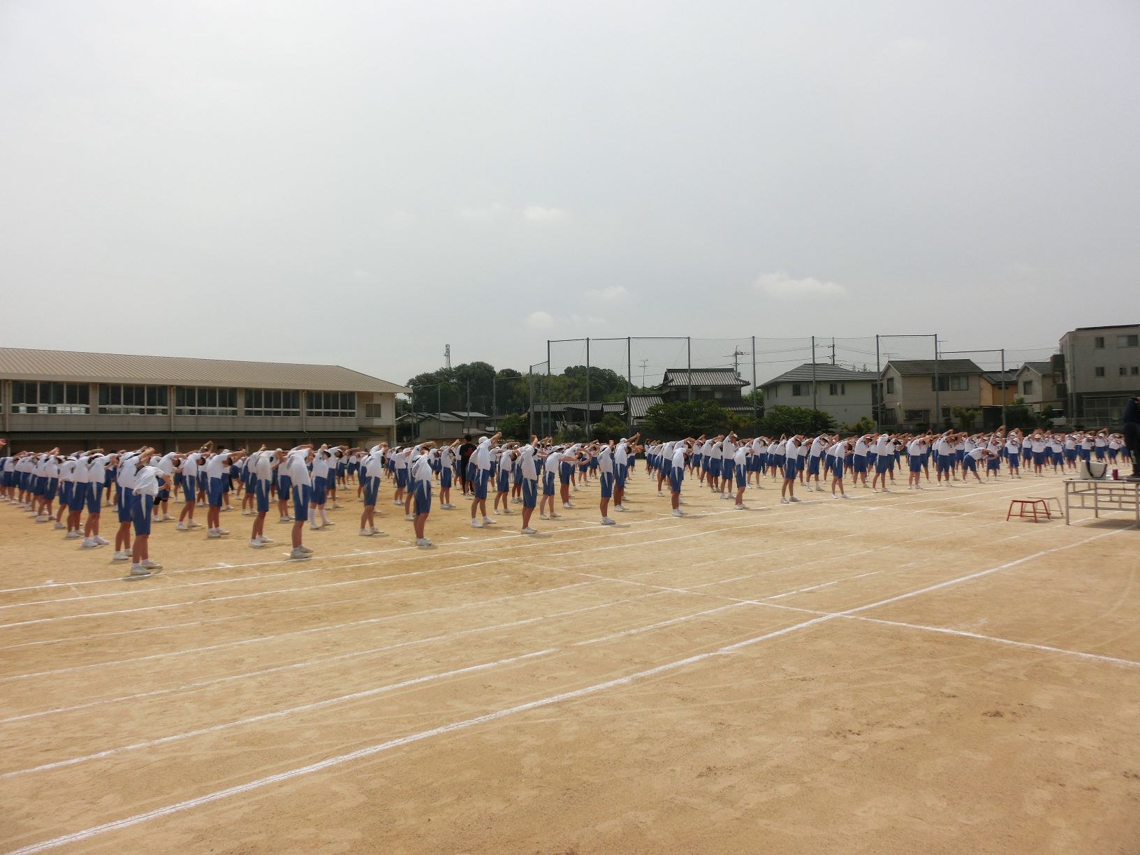 体育会全体練習