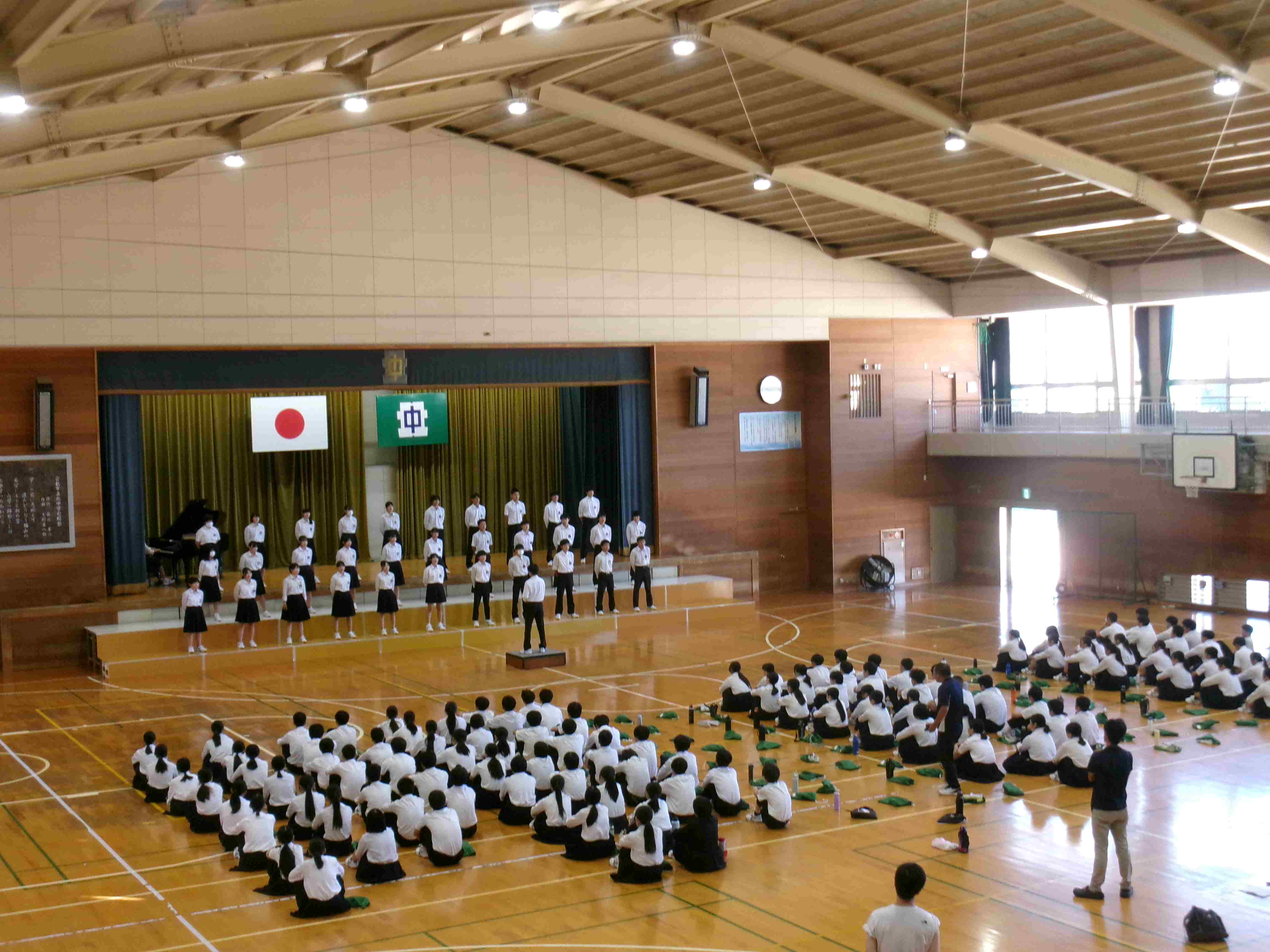 歌声大会リハーサル