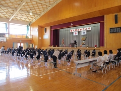 入学式の様子