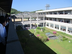 迎える会の様子