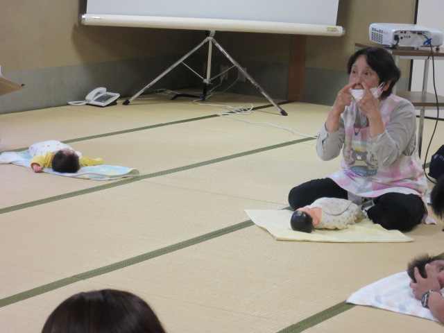 くらしき市民講座「赤ちゃんを迎えたら♪パパ・ママのための子育てステップアップ講座」の写真２