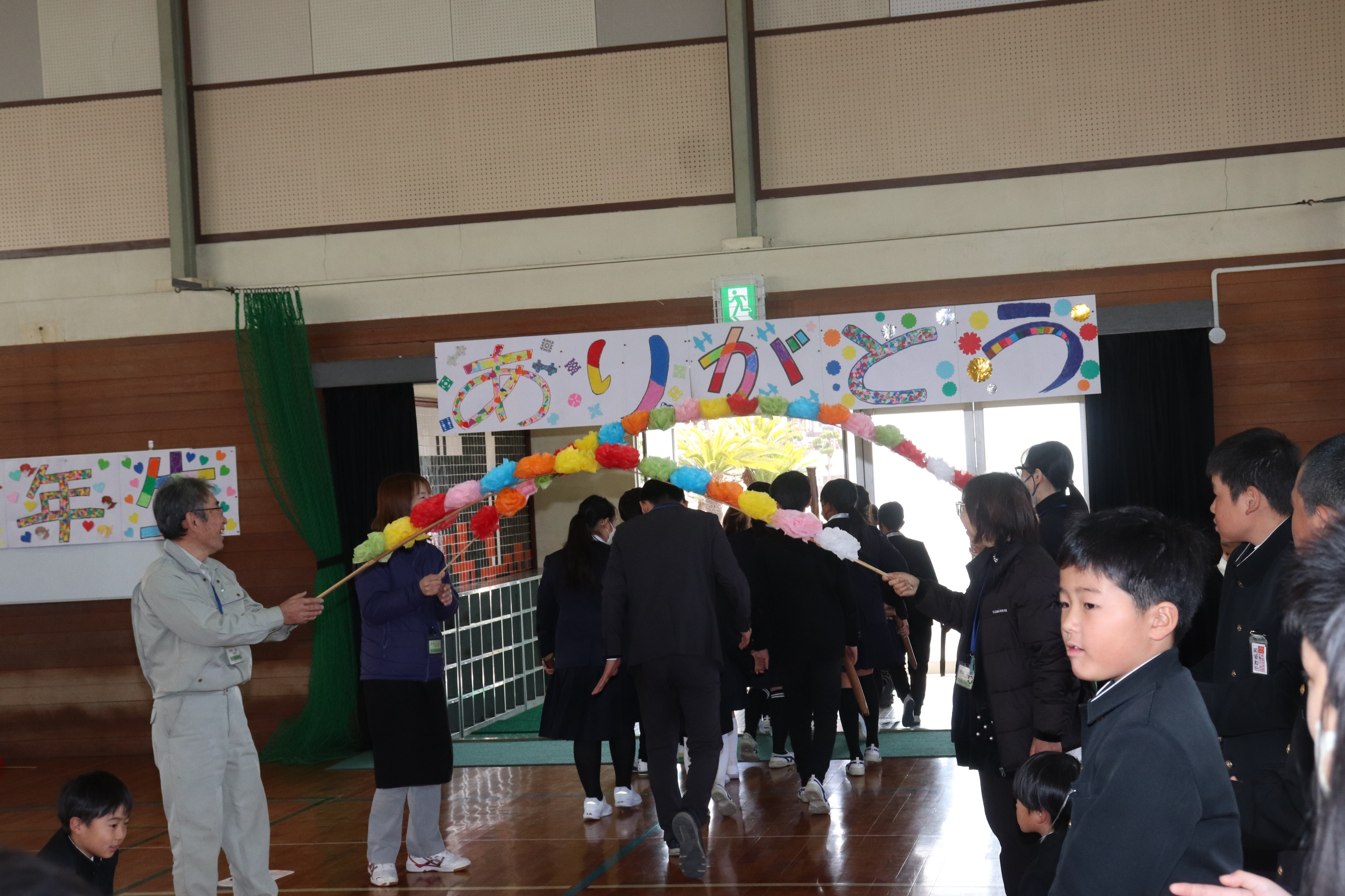 6年生退場