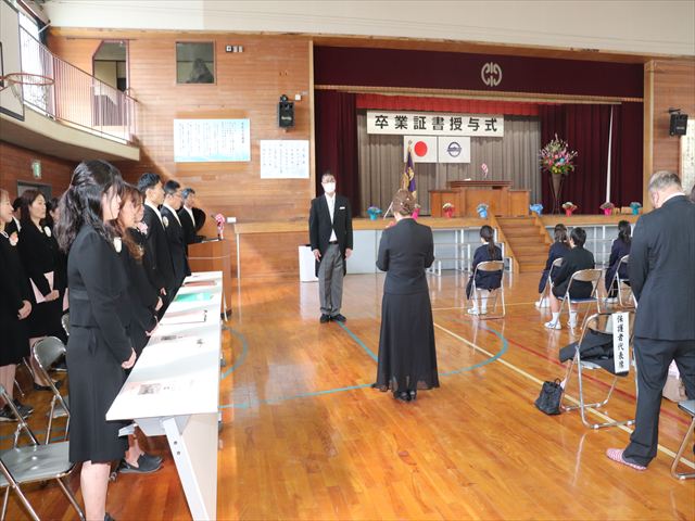 保護者代表謝辞