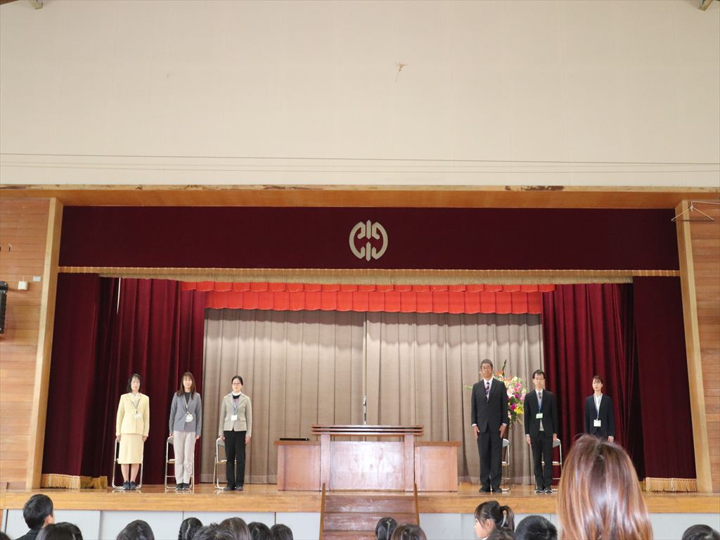 ６人の先生方とお別れ