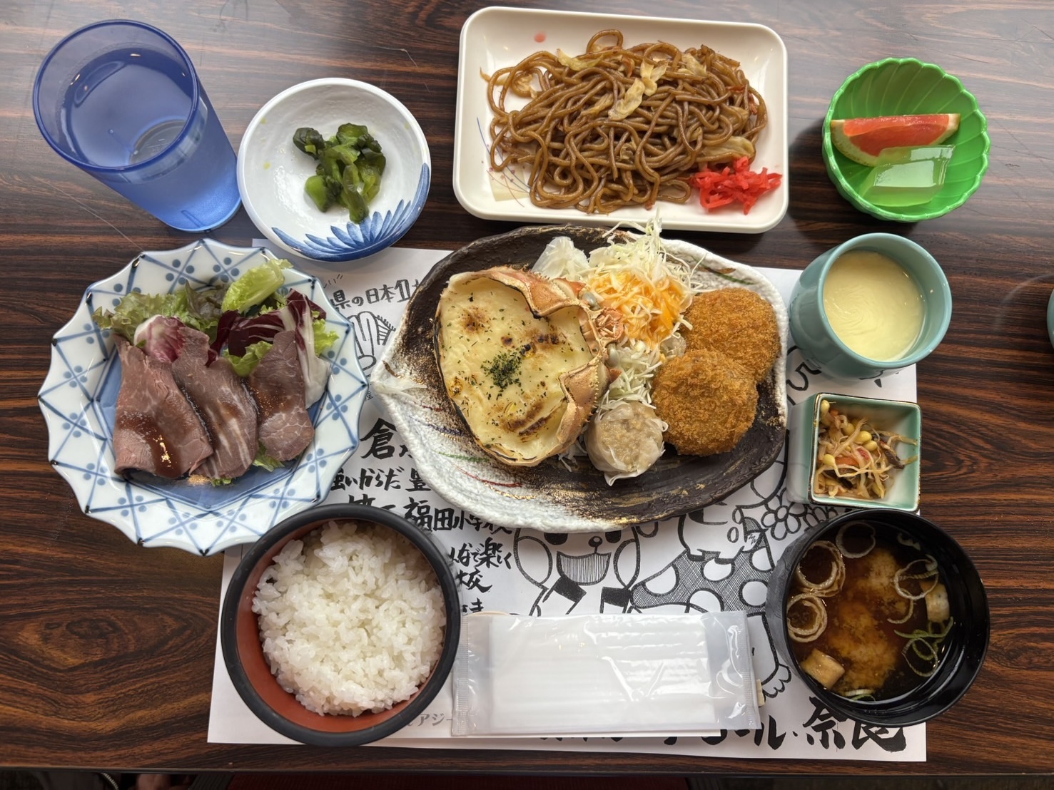豪華な夕食