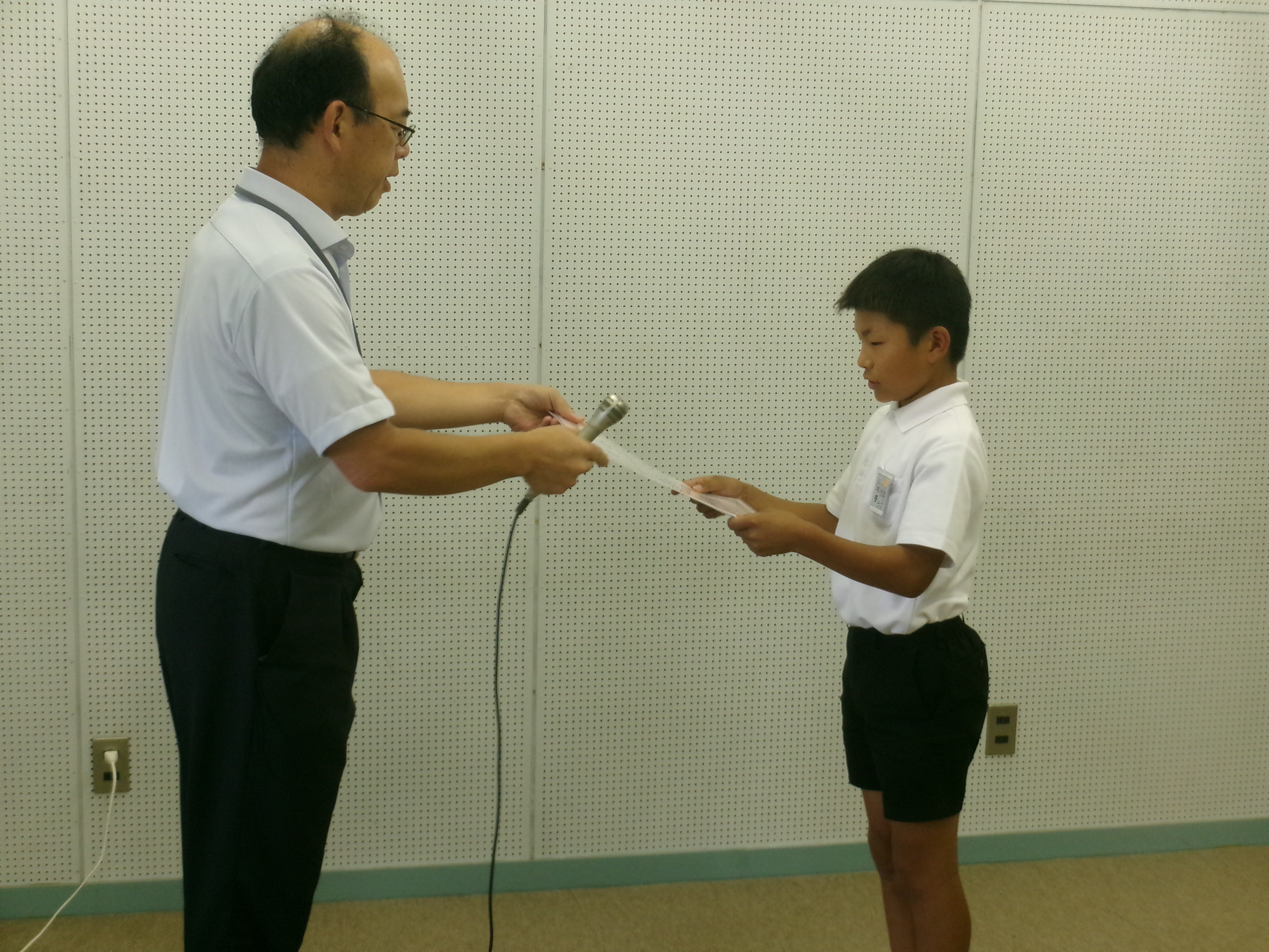 １学期終業式４