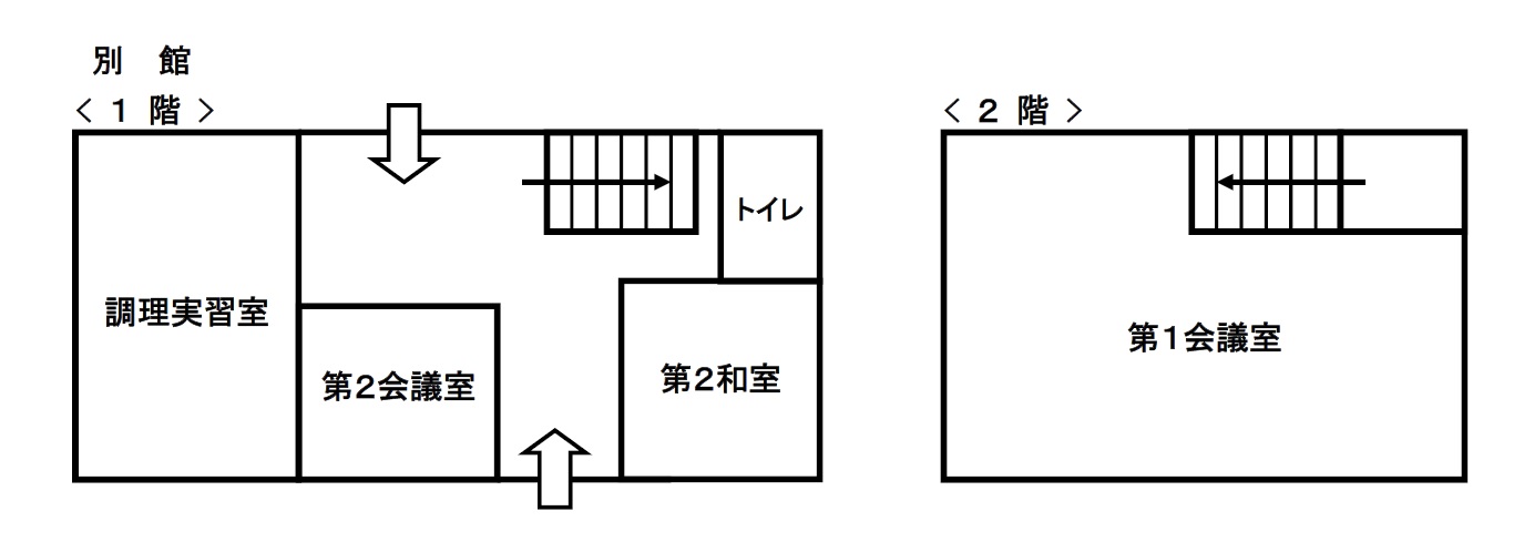 館内図　別館