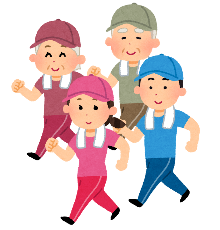 ウォーキングのイラスト